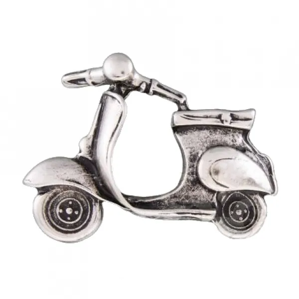 Design Gürtelschnalle Roller Silber von Umjubelt