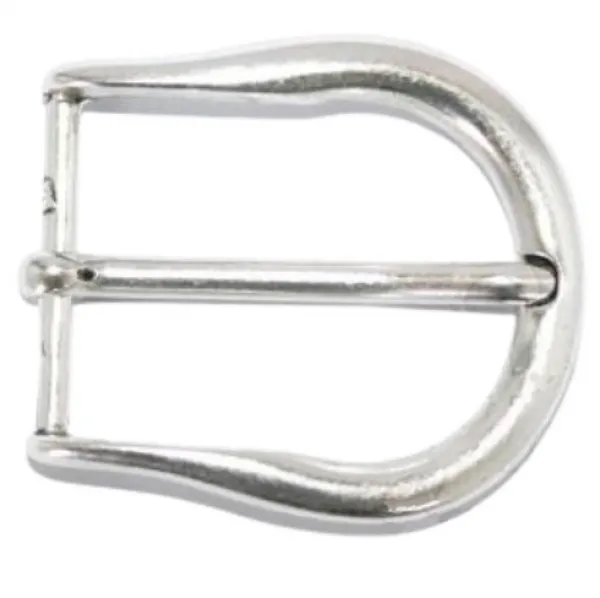 Design-Halbschnalle Oval Silber von Umjubelt