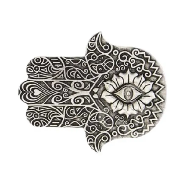Design Gürtelschnalle Hand der Fatima in silber von Umjubelt