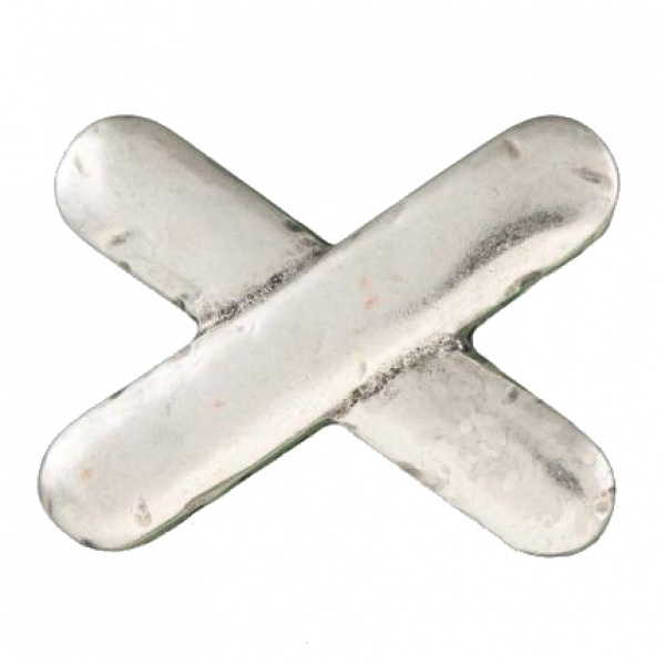 Design Gürtelschnalle Kreuz Silber von Umjubelt