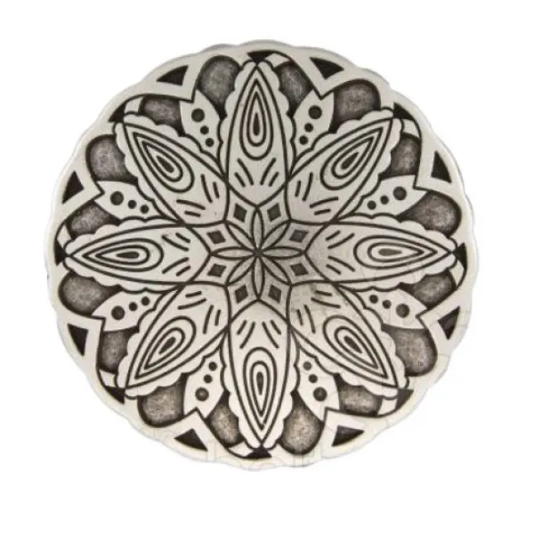 Design Belt Buckle Flower of Life in silver by Umjubelt