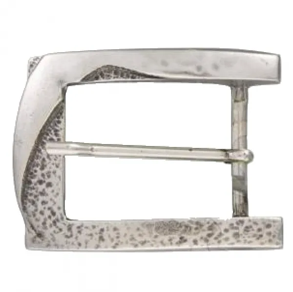 Design-Halbschnalle Heavy One Silber von Umjubelt