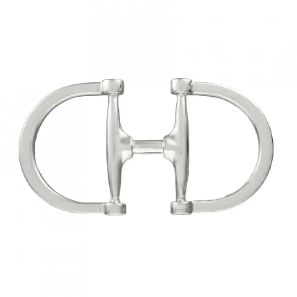Design Gürtelschnalle Horse Bit Silber von Umjubelt