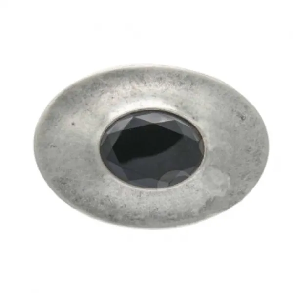 Design Gürtelschnalle Blackstone Silber von Umjubelt