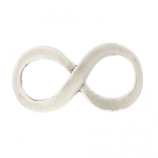 Design Gürtelschnalle Infinity Silber von Umjubelt