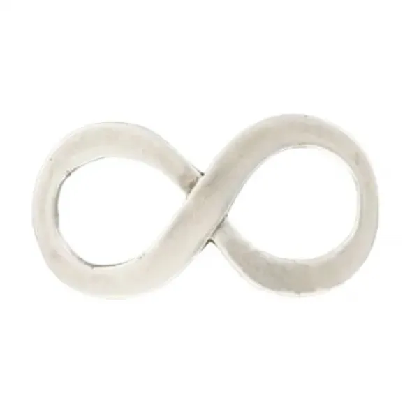 Design Gürtelschnalle Infinity Silber von Umjubelt