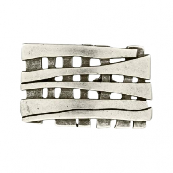 Design Gürtelschnalle Landy Silber von Umjubelt