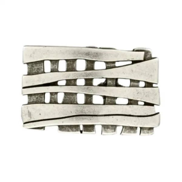 Design Belt Buckle Landy silver by Umjubelt