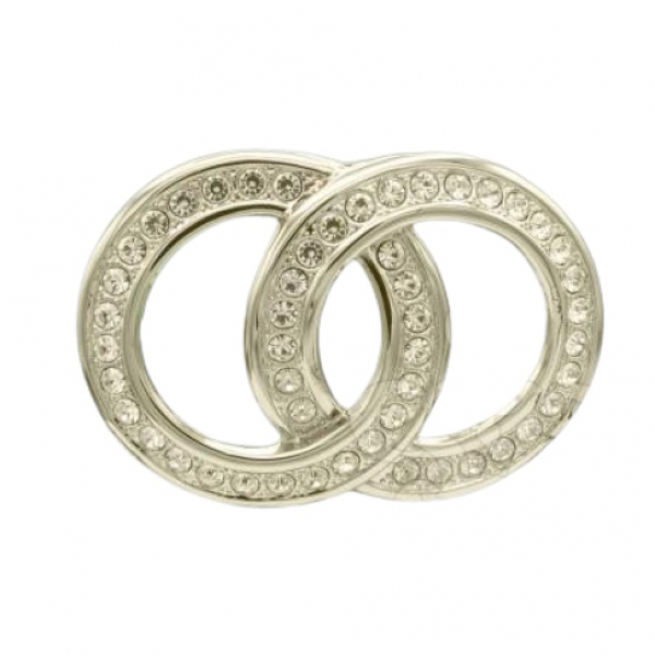 Design Gürtelschnalle Crystal Chain in Gold von Umjubelt