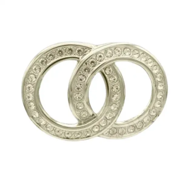 Design Gürtelschnalle Crystal Chain in Gold von Umjubelt