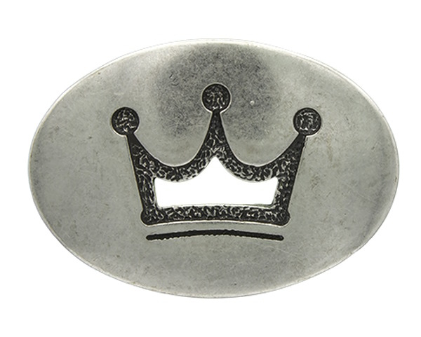 Design-Gürtelschnalle Krone | Umjubelt