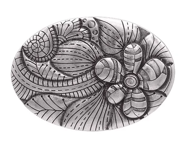 Design-Gürtelschnalle Prairie Flower | Umjubelt
