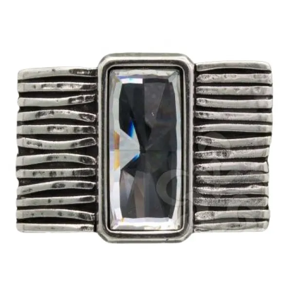 Design Gürtelschnalle Glossy Silber von Umjubelt