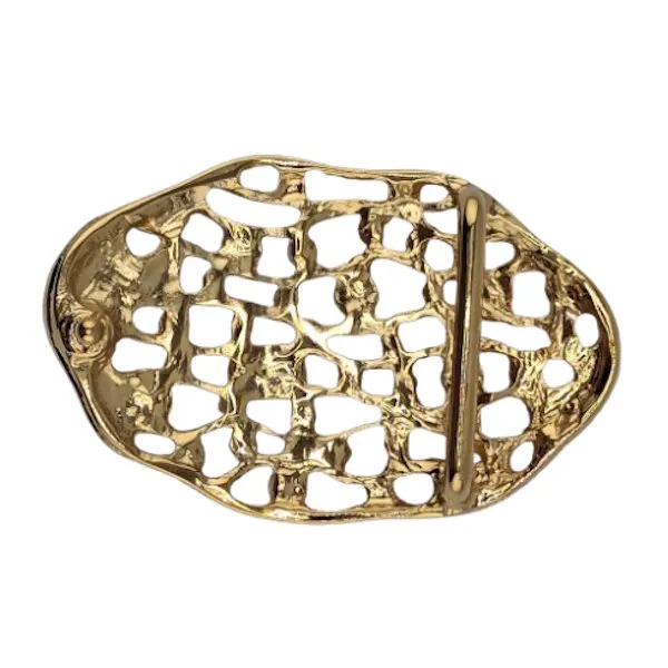 Design Gürtelschnalle Cristalchic in gold von Umjubelt - hinten