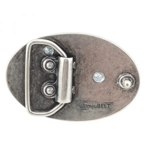 Design Belt Buckle Dachshund gold from Umjubelt - back