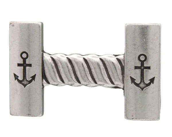 Design-Gürtelschnalle Anker Level | Umjubelt