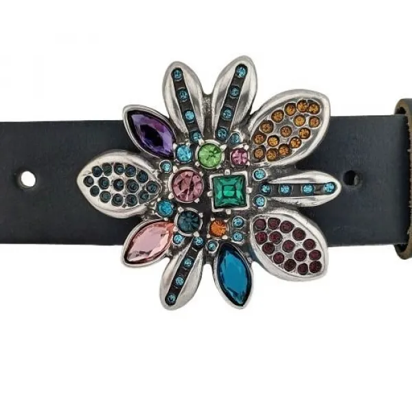 Design Belt Buckle Alison colorful from Umjubelt - with belt