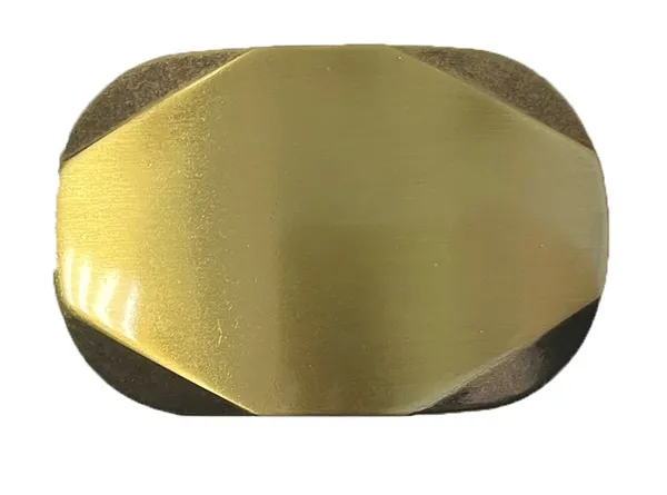 Design Gürtelschnalle Surfer gold matt von Umjubelt