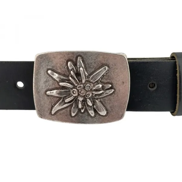 Design Belt Buckle Gentian from Umjubelt - with belt