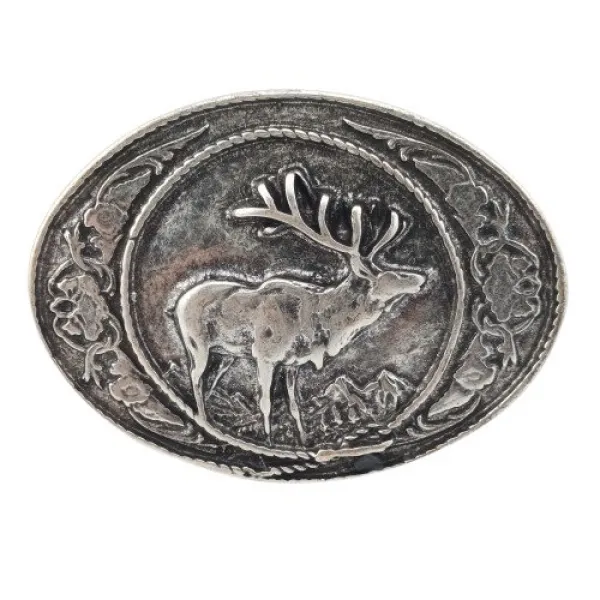 Design Gürtelschnalle Hirsch von Umjubelt