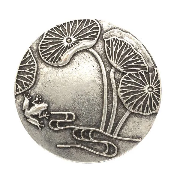 Design Belt Buckle Lily Frog round from Umjubelt