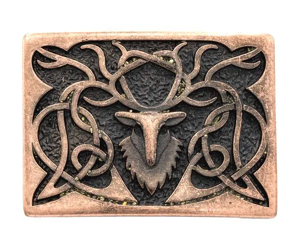 Design Belt Buckle Viking copper from Umjubelt