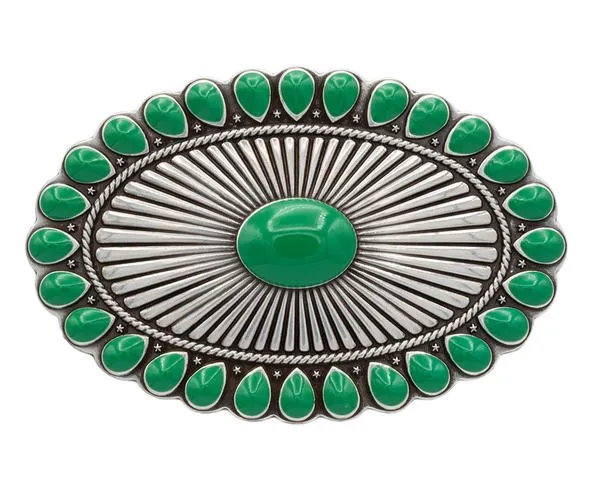 Design Belt Buckle Tinka green from Umjubelt