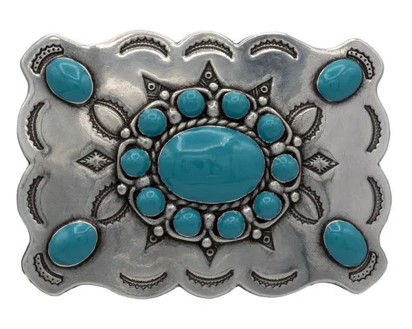 Design Belt Buckle Lima turqouise from Umjubelt