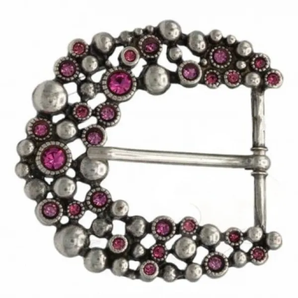 Design Belt Buckle Sea of Blossoms Pink by Umjubelt