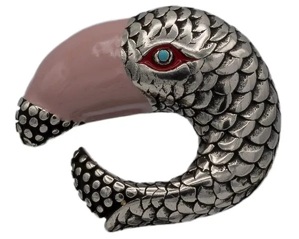Design Belt Buckle Toucan pink from Umjubelt