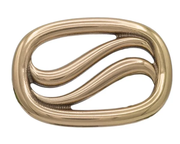 Design Belt Buckle Waving gold from Umjubelt