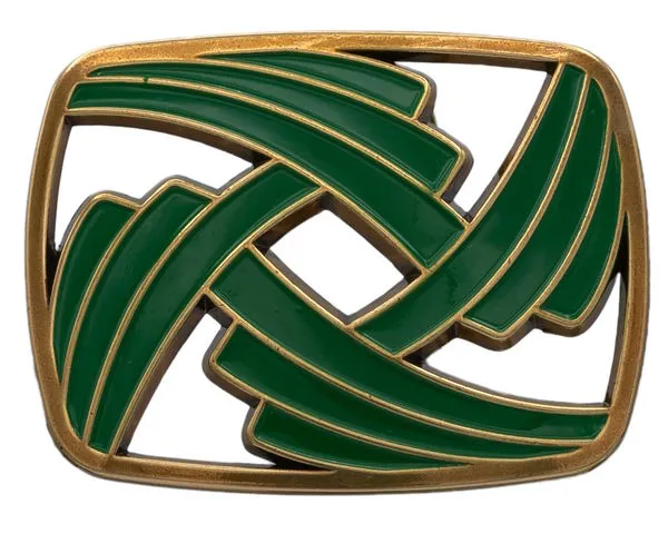 Design Belt Buckle Green Grass from Umjubelt
