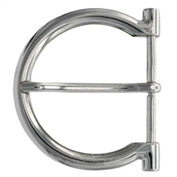 Design Gürtelschnalle Halbrund silber von Umjubelt