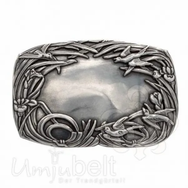Design Gürtelschnalle Countryside silber von Umjubelt
