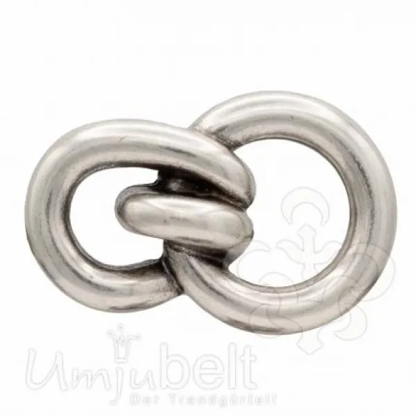 Design Gürtelschnalle Moosy silber von Umjubelt
