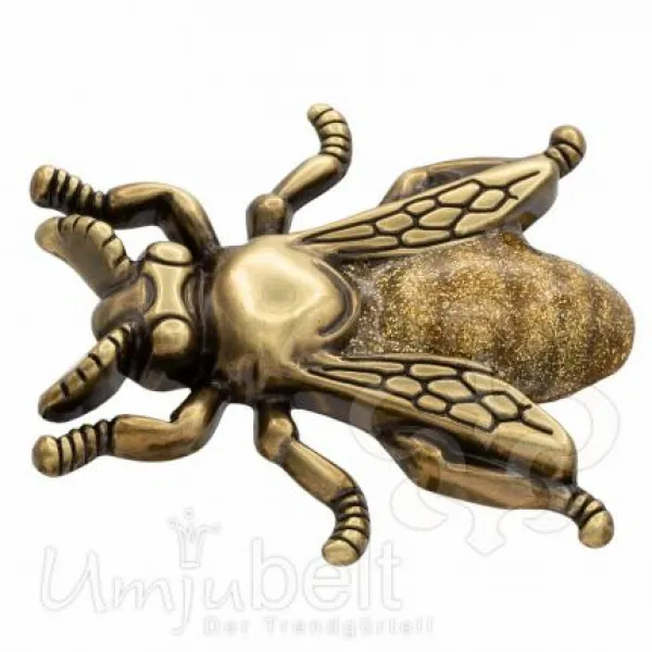 Design Gürtelschnalle Honigbiene gold von Umjubelt Design Gürtelschnalle Honigbiene gold von Umjubelt