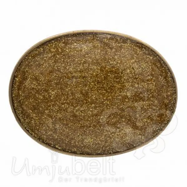 Design Gürtelschnalle Glitterati gold metallic von Umjubelt