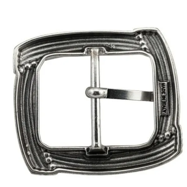 Design Belt Buckle Lido silver from Umjubelt - back