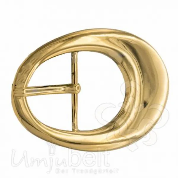 Design Belt Buckle Eggstyle gold from Umjubelt