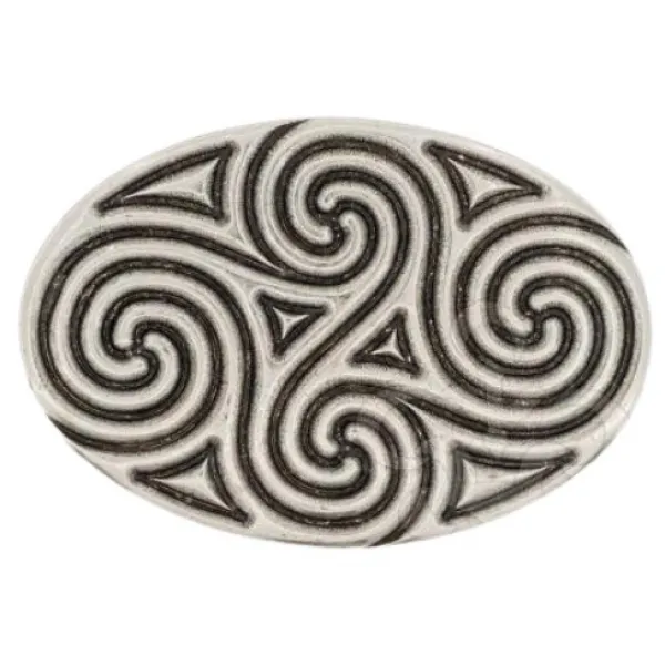 Design Gürtelschnalle Sandblast Triskele von Umjubelt