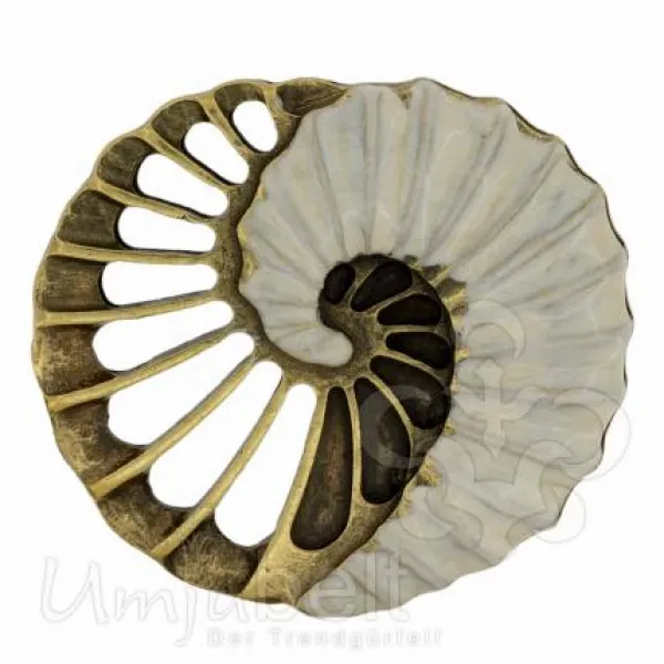 Design Belt Buckle Lexa gold cream from Umjubelt