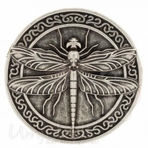 Design Gürtelschnalle Libelle silber von Umjubelt