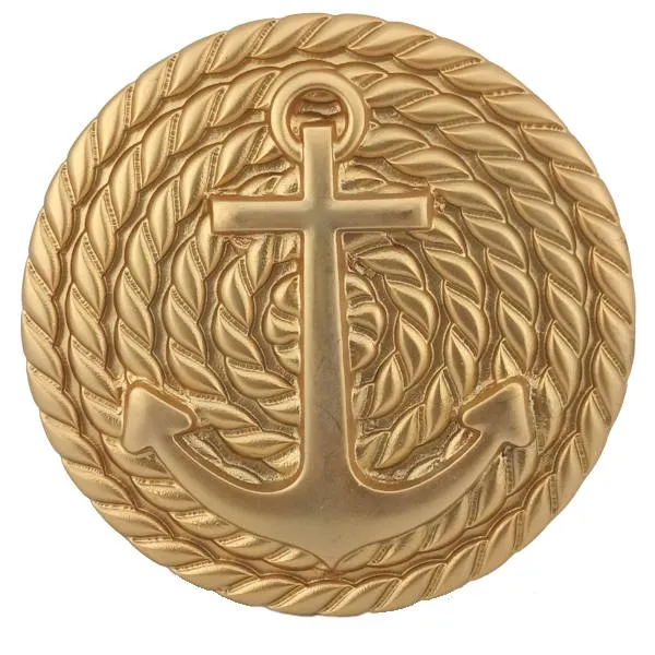 Design Belt Buckle Anchor Rope in gold from Umjubelt