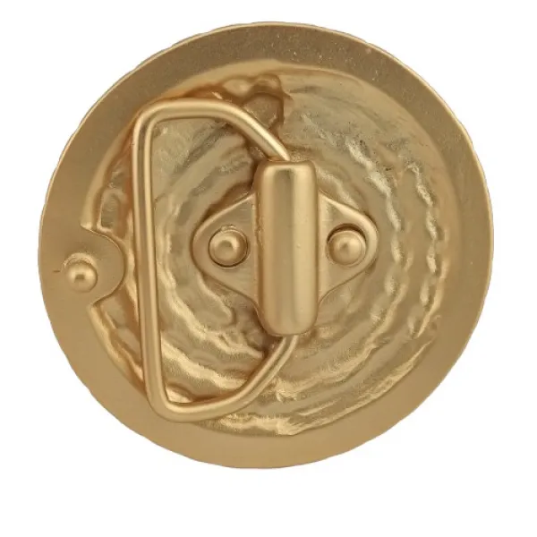 Design Gürtelschnalle Ankerseil in gold von Umjubelt - hinten