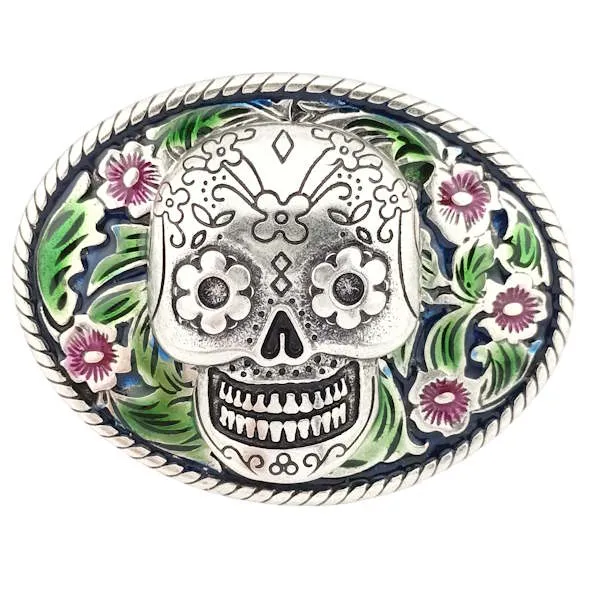 Design Gürtelschnalle Funky Skull von Umjubelt