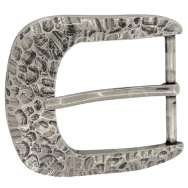 Design-Halbschnalle Cold Work Silber von Umjubelt