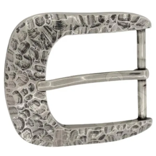 Design-Halbschnalle Cold Work Silber von Umjubelt