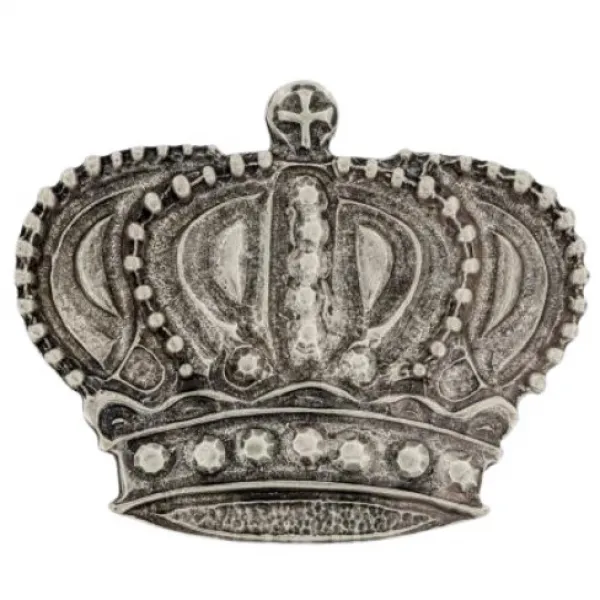 Design Belt Buckle Crown Silver by Umjubelt