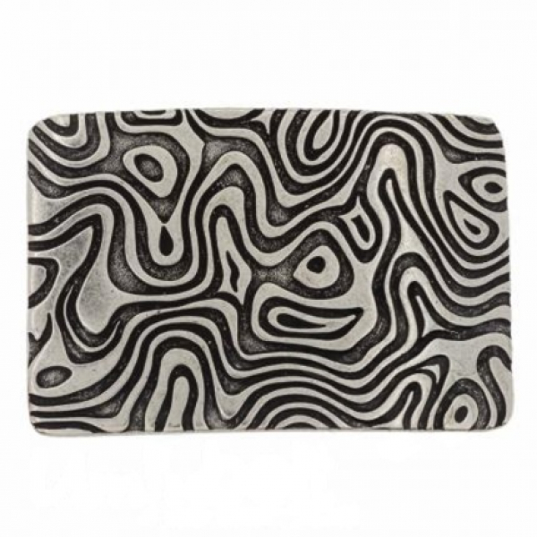 Design Belt Buckle Muddy Silver by Umjubelt