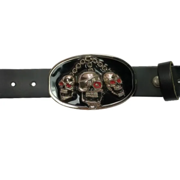 Belt Buckle Skulls with belt